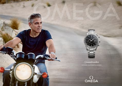 george clooney omega watch ad car